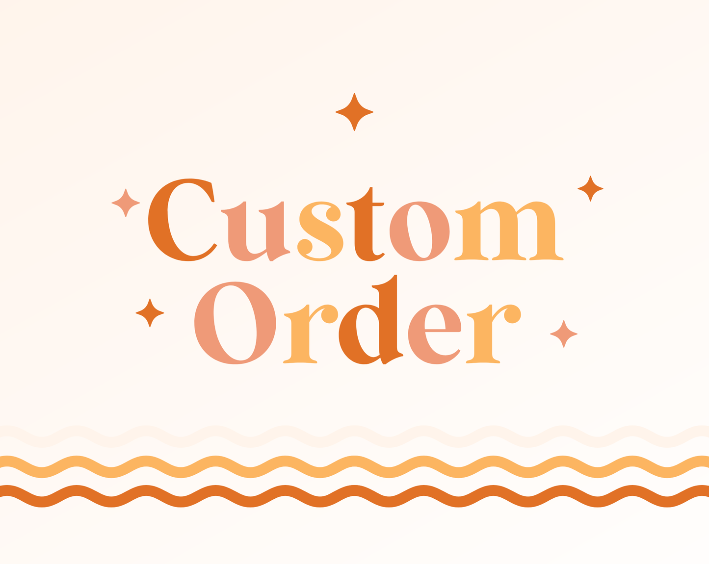 Custom Order Standard - Please read all T&Cs