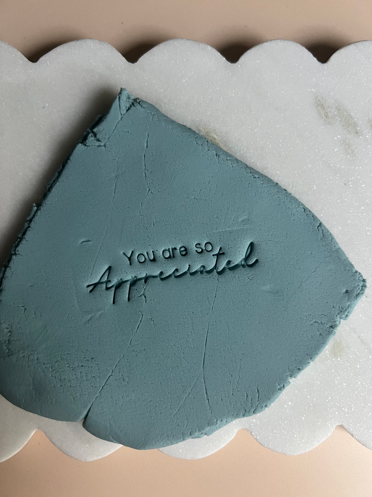 You are so appreciated text stamp