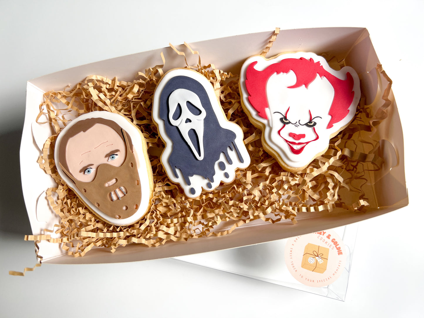 Ghosty face stamp and cutter