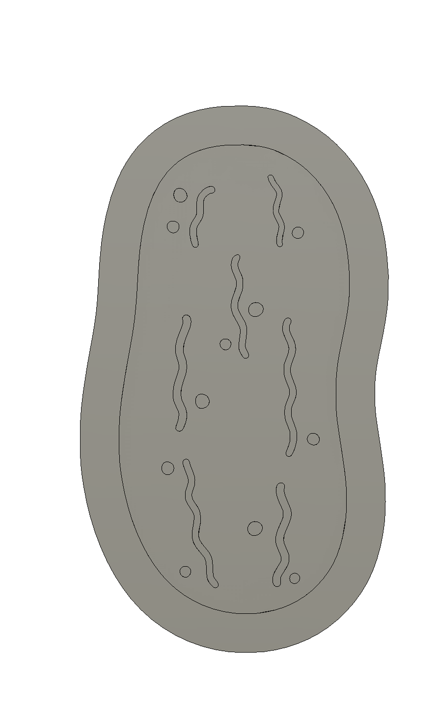 Dill pickle (Plain) debosser and cutter