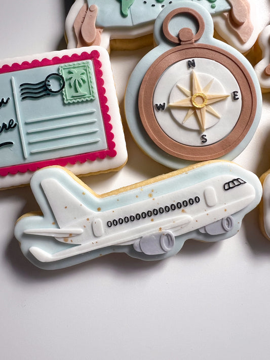 Aeroplane debosser and cutter