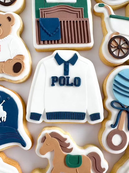 Polo jumper debosser and cutter