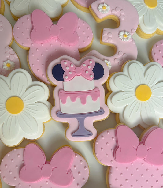 Mouse cake debosser and cutter