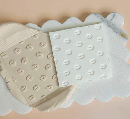 Lips stamp plate