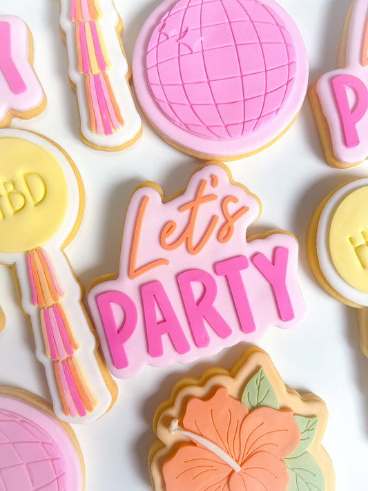 Let’s party stamp and cutter