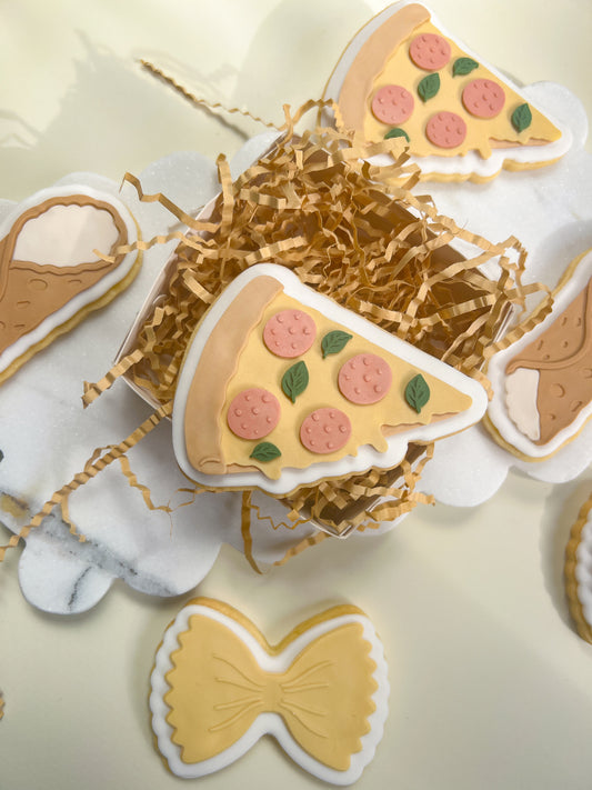 Pizza slice stamp and cutter