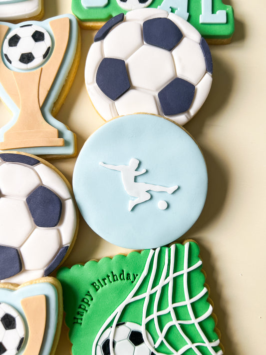 Soccer kick 2 stamp and cutter