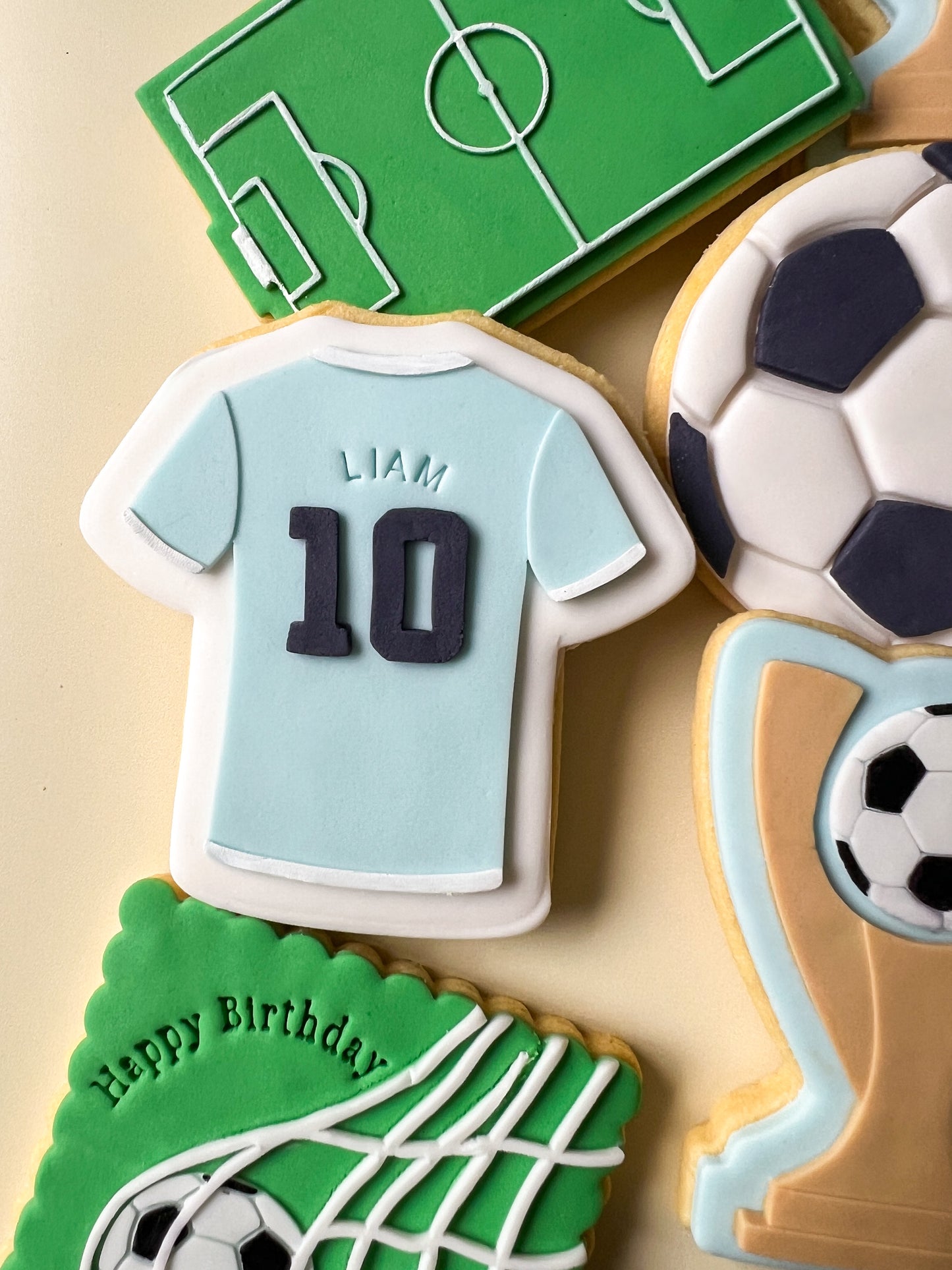 Soccer jersey stamp and cutter