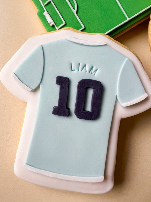Soccer number plate