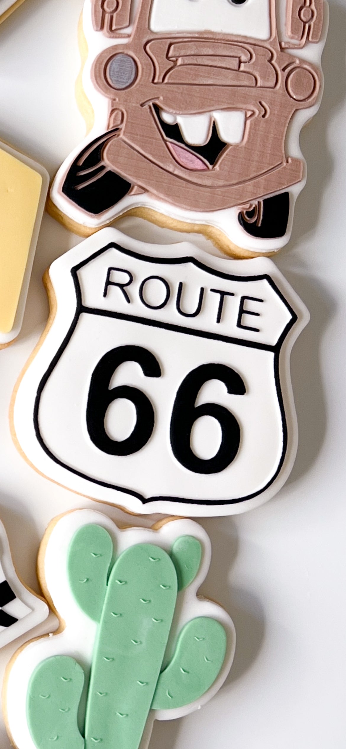 Route 66 debosser stamp and cutter