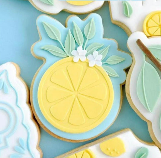 Half lemon debosser and cutter