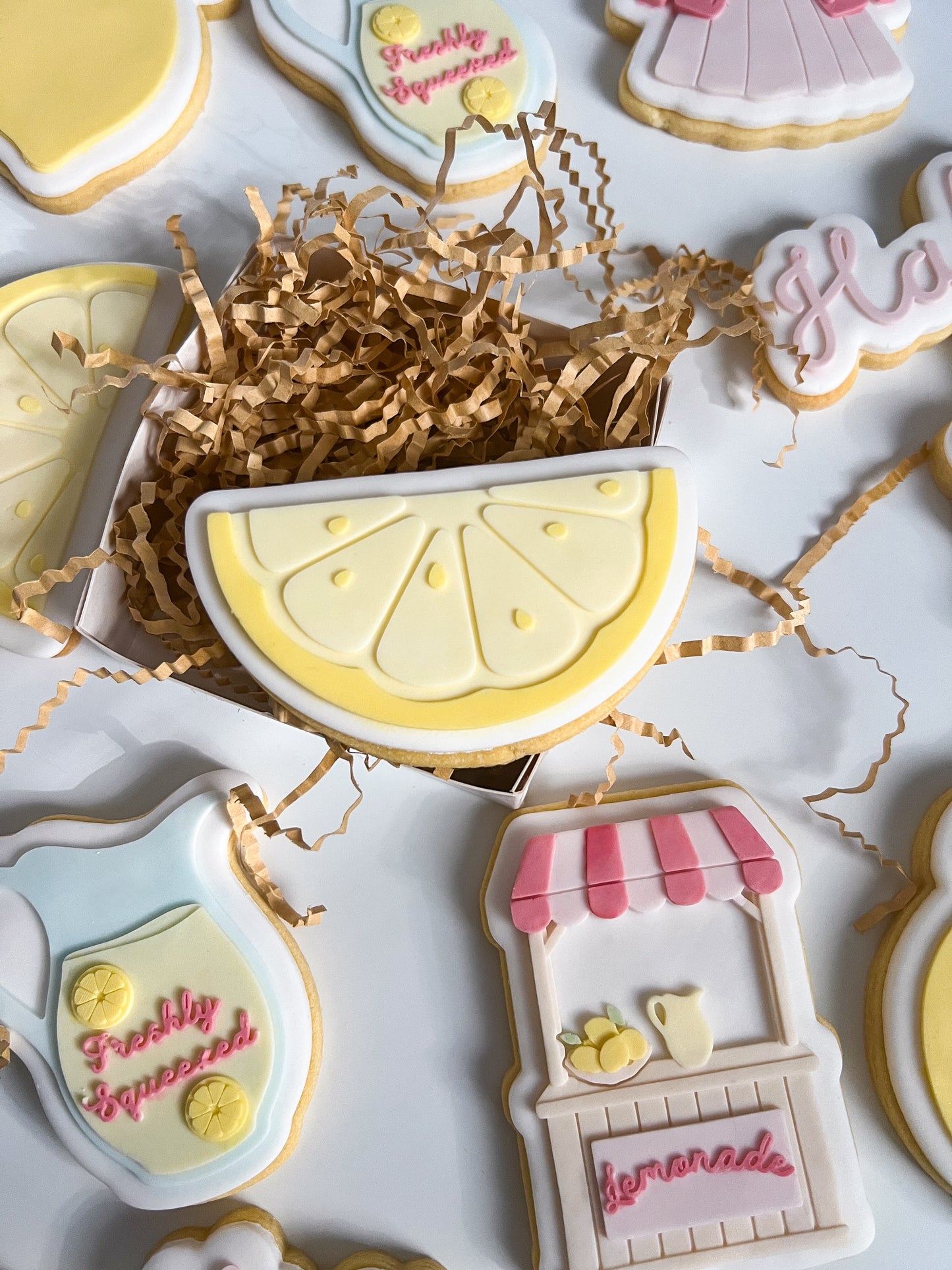 Lemon wedge stamp and cutter