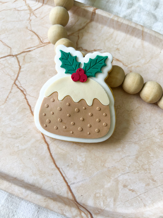 Pudding debosser and cutter