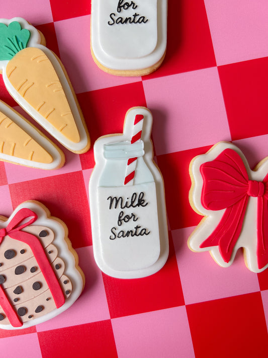 Milk for Santa debosser and cutter