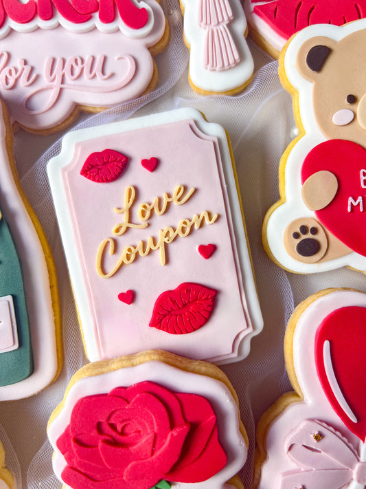 Love coupon debosser and cutter