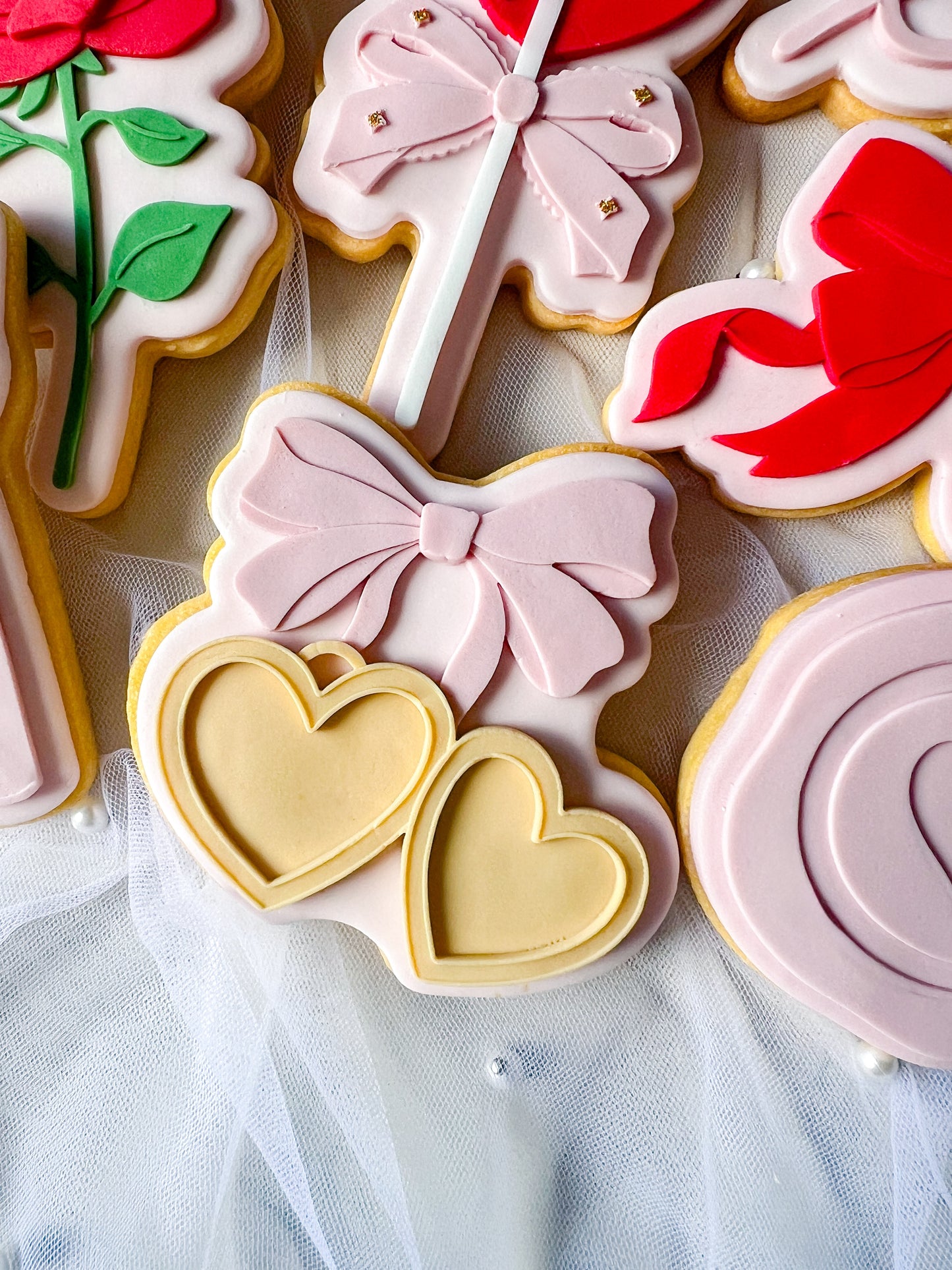 Heart locket debosser and cutter