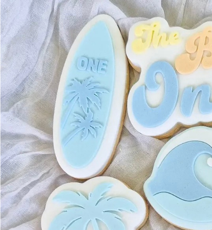 One surfboard stamp and cutter