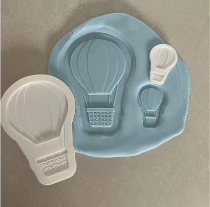 Hot air balloon stamp and cutter - Plus free mini