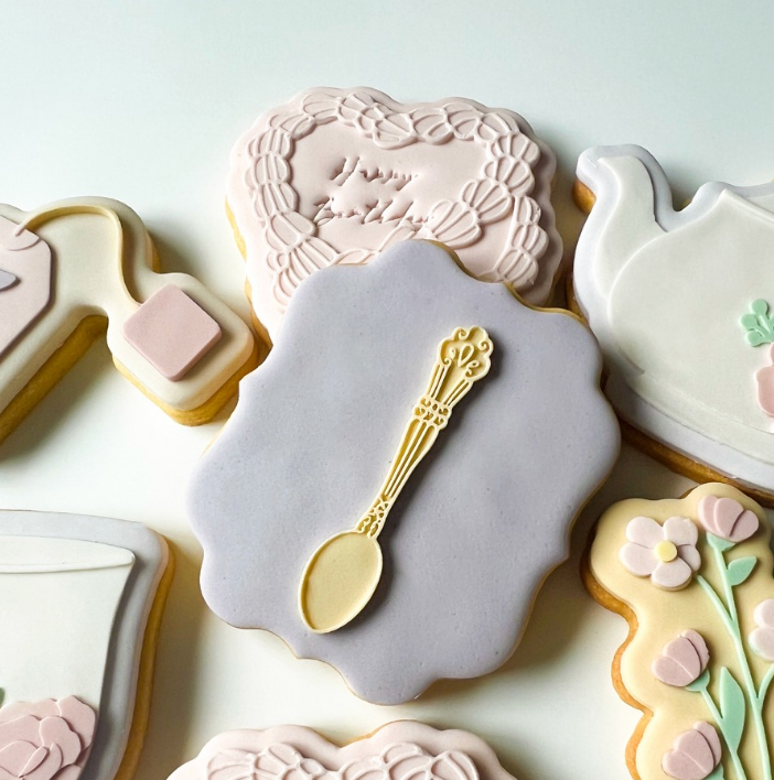 Vintage tea spoon stamp