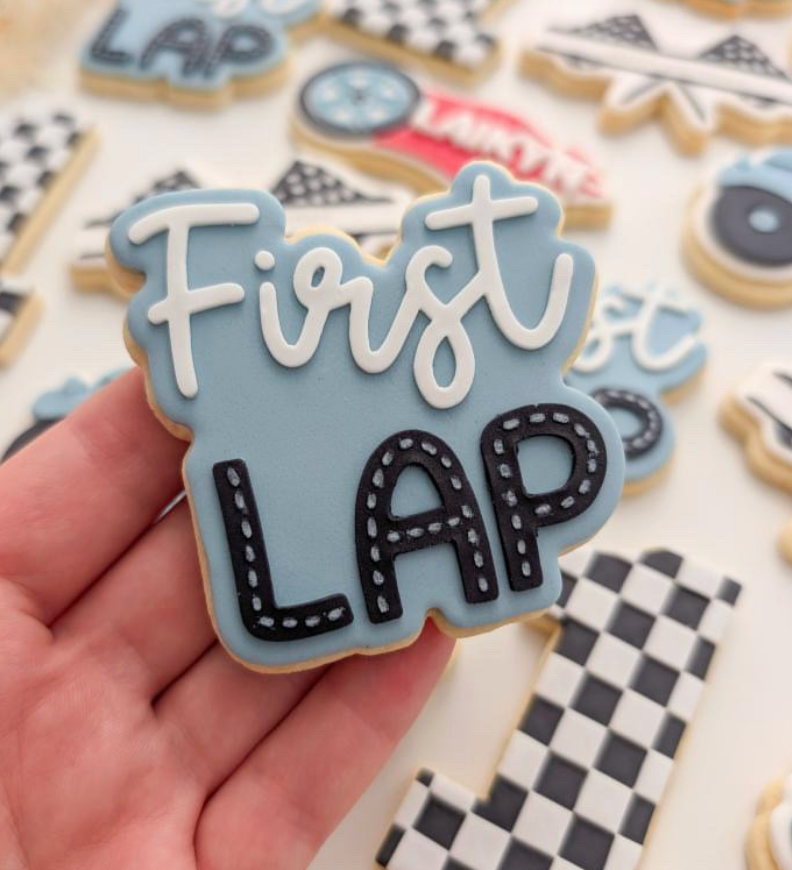 First lap stamp and cutter