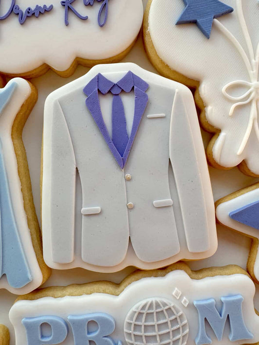 Suit jacket debosser and cutter